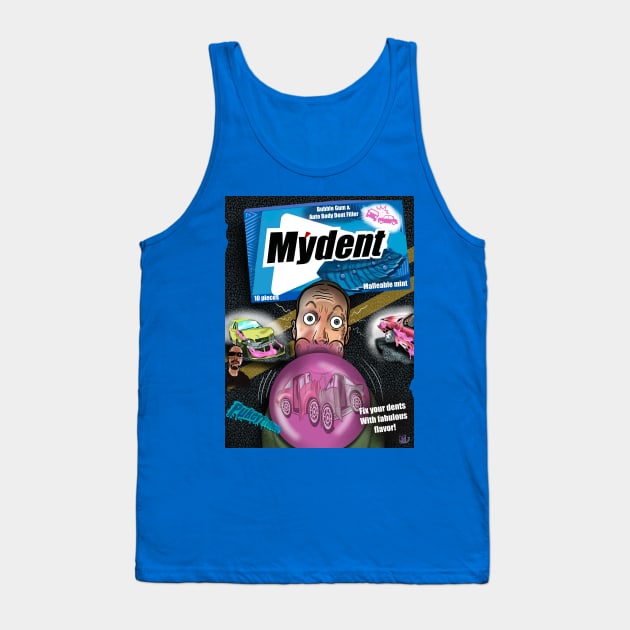 Pukey  products 26 Mydent Gum Tank Top by Popoffthepage